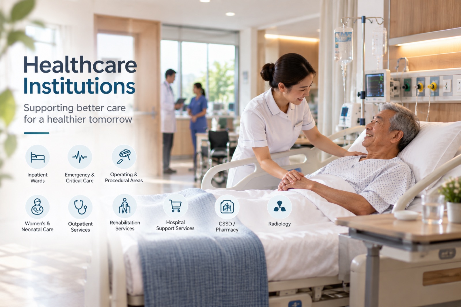Healthcare Institutions — supporting better care for a healthier tomorrow