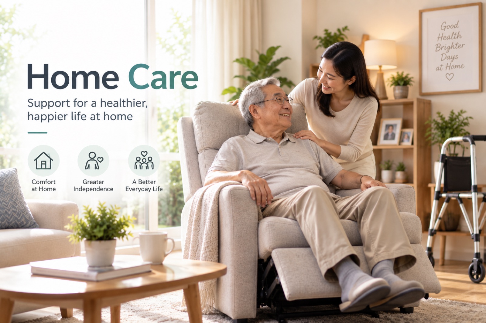 Home Care — support for a healthier, happier life at home